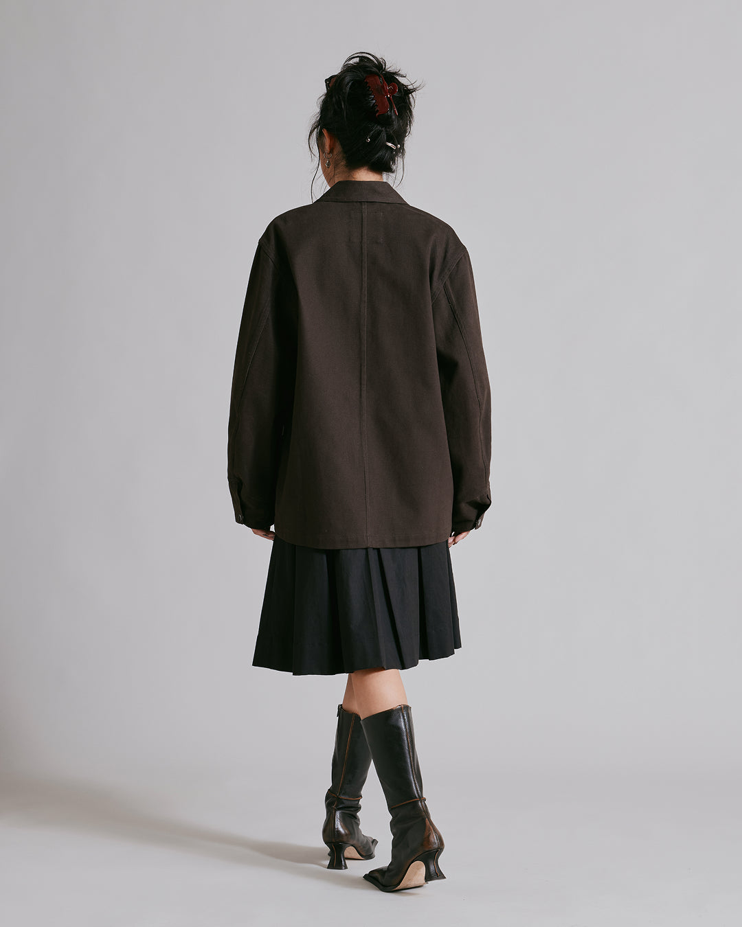 Jacket 1B Charcoal Brown